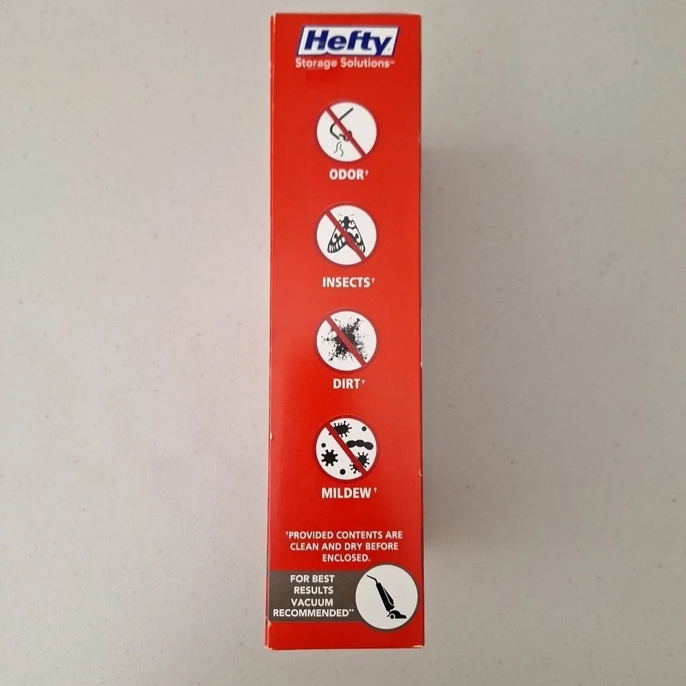 Hefty Shrink-Pak Bags Combo Set Vacuum‎ Storage Bags Waterproof Reusable NEW